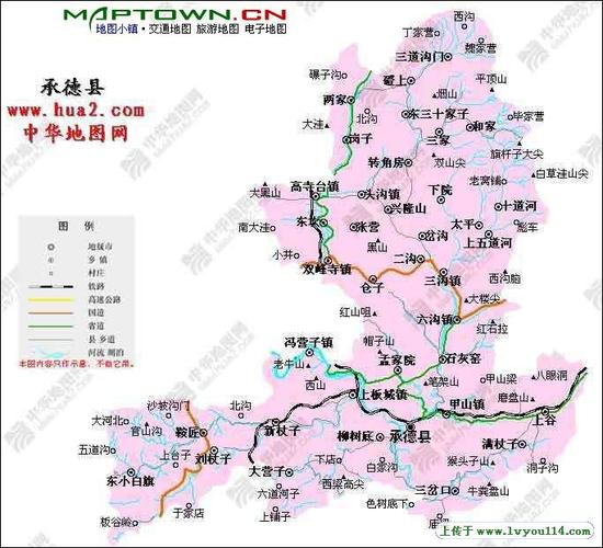 承德县地图_河北承德承德县旅游地图_山水旅游黄页