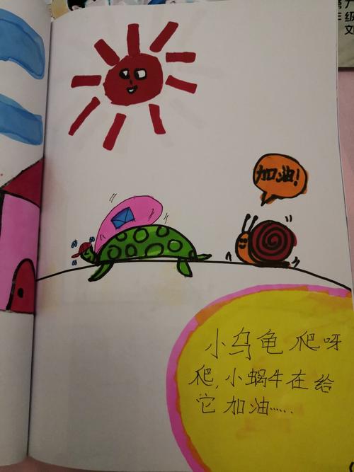 三年级八班的刘怡婷童鞋自制绘本故事