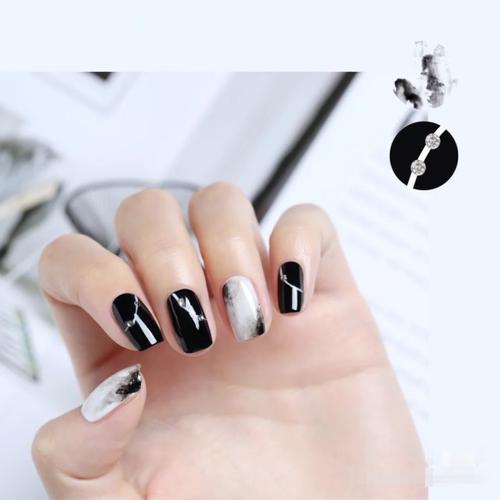 黑白系列美甲合集