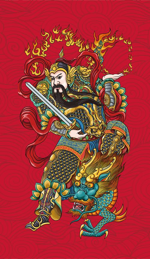 神荼郁垒—神将