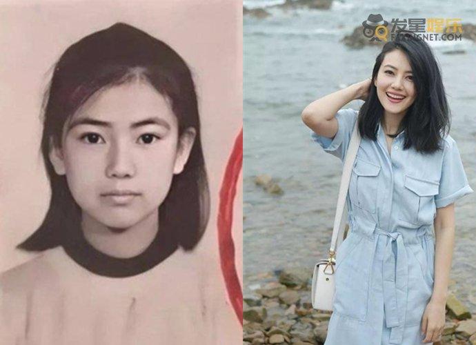 高圆圆小学时的证件照曝光也太美了吧