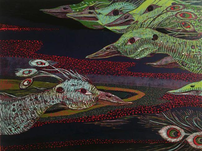 全国艺术名家邀请展——金晓华版画作品赏析