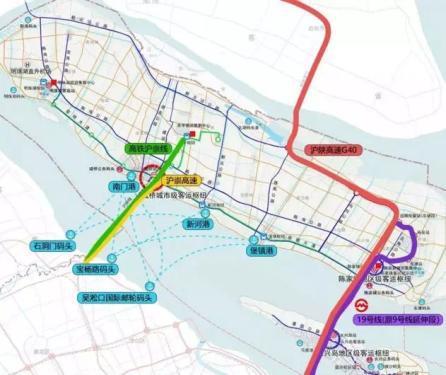 上海市崇明区的西线过江交通s7公里沪崇铁路都比较缓慢