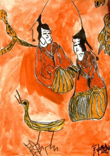 2011年春季艺术创想a/b/c/d/e/f班第十一节课先秦美术之汉代的升仙图