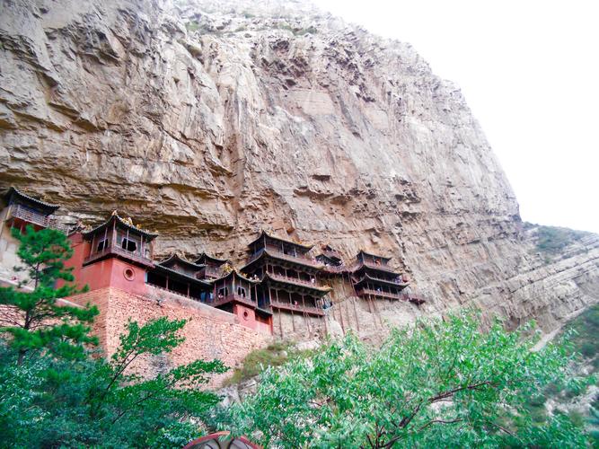 山西悬空寺风光