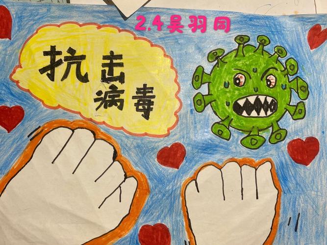 主题创作画《抗击新冠疫情》