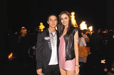 [本国]吴彦祖取女友lisa s.约会 笑称成婚定必布告