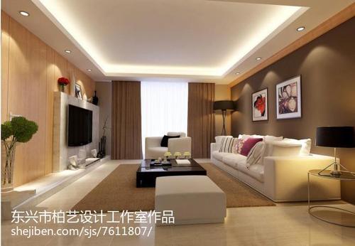 2018精选80平方二居客厅混搭装修设计效果图二居潮流混搭家装装修案例