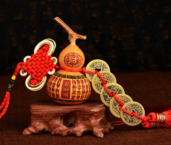 刻字葫芦五帝铜钱挂件摆件文玩葫芦家居饰品礼品批发