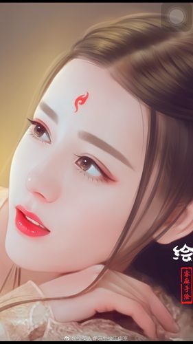 眉间拥有一朵红艳的凤羽花胎记,俏皮可爱,灵动可人.