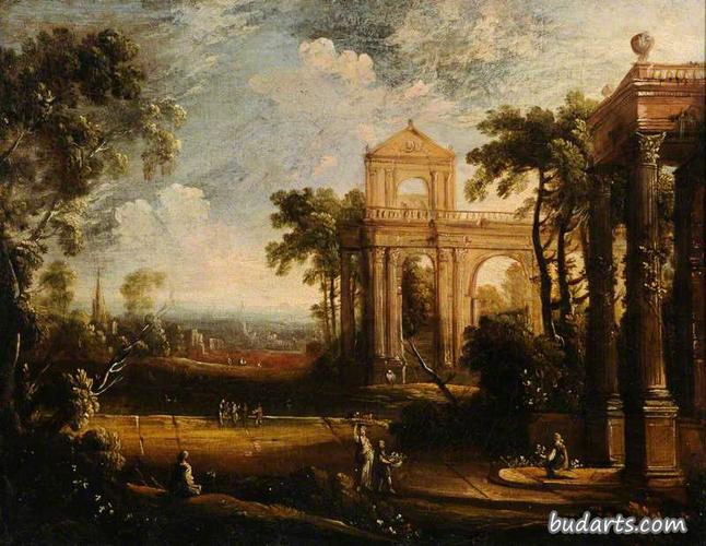 classical landscape - pierre patel the elder - 画园网