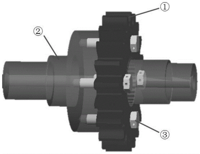 一种三维编织碳纤维复合材料齿轮与金属轴连接方法和装置与流程