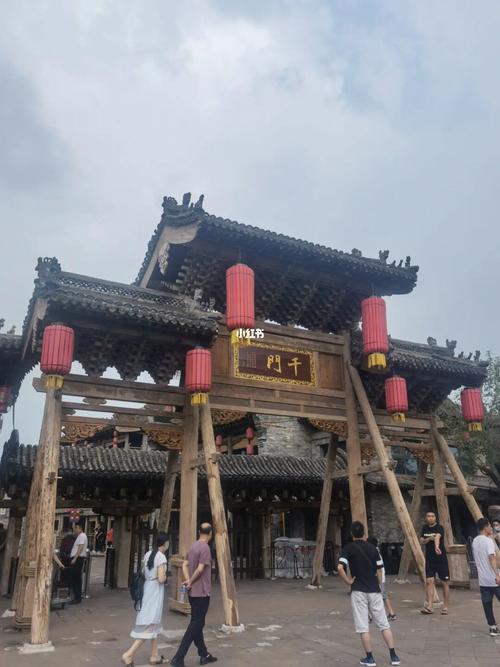 石家庄新开张古镇_龙泉古镇_景点_古镇_周边游_夜景_航拍_无人机