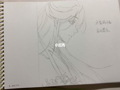 谢怜 天官赐福 简笔画_简笔画_文化_绘画