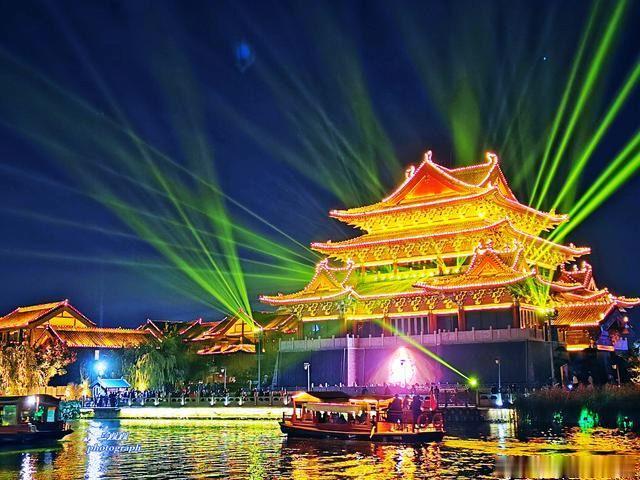 七盛角的夜景不输秦淮河无人不知无人不晓汴梁城