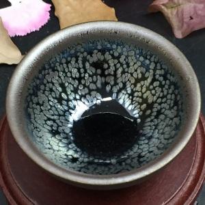 建盏 建溪建盏原产地建阳水吉原矿釉油滴兔毫鹧鸪斑曜