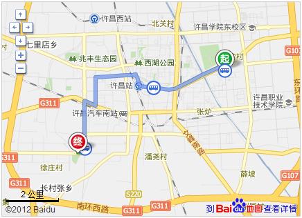 在许昌魏文路联通大厦去许昌百瑞国际大酒店做几路公交车