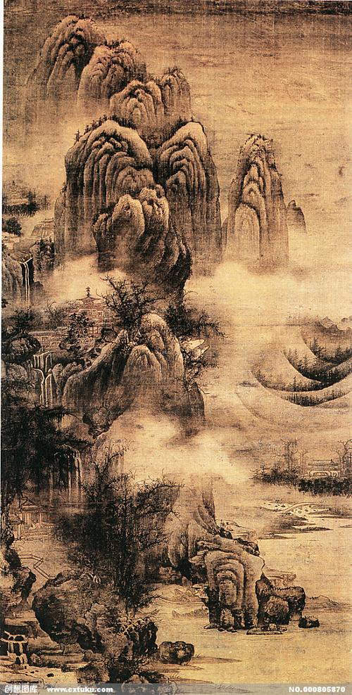 山水名画书画千岩万图[jpg,设计图]