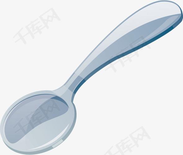 精美卡通铁勺子素材矢量图
