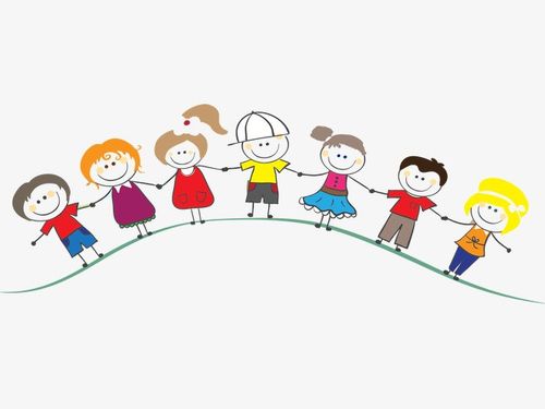 卡通手绘风格儿童小朋友纸飞机元素