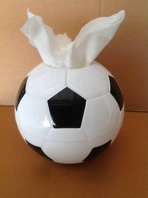 新款足球纸巾筒足球造型纸巾抽 纸巾筒卷纸抽