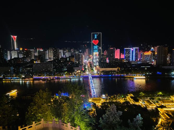 兰州黄河夜景