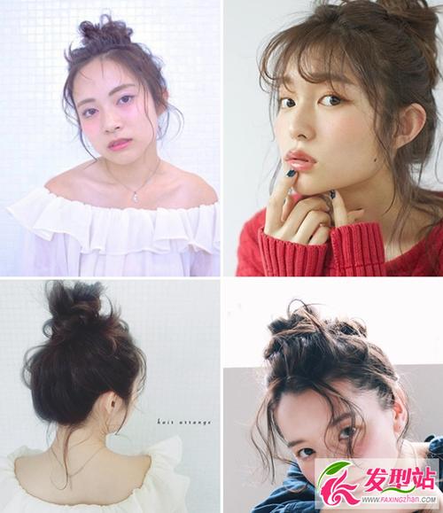 > 正文 当发型不知道要怎么整理时(尤其没洗头时(笑),凌乱的丸子头真