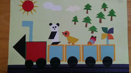 图形拼搭,趣味盎然