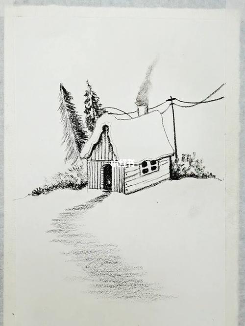 小房子怎么画好看一些呢_素描_教程_文化_绘画