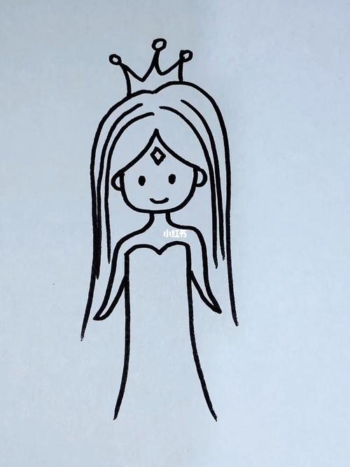 弟弟画的冰公主