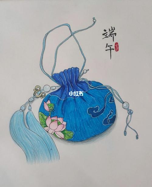 端午佩香囊_端午_端午节去哪玩_文化_绘画