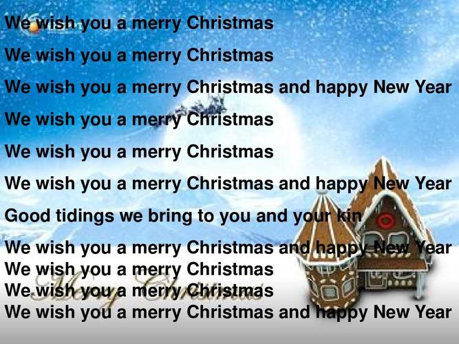 we wish you a merry christmasppt