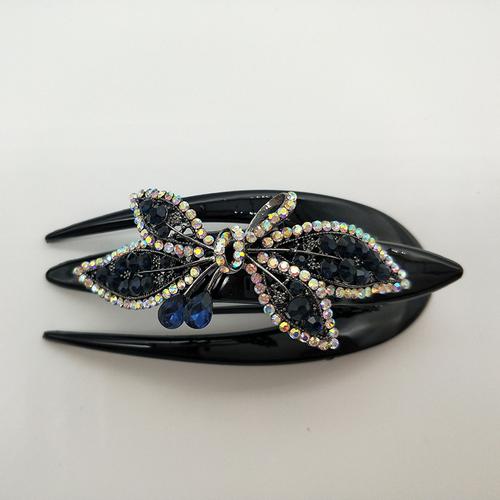 韩版金属头饰镶钻发夹成人简约鱼嘴大号鸭嘴发饰