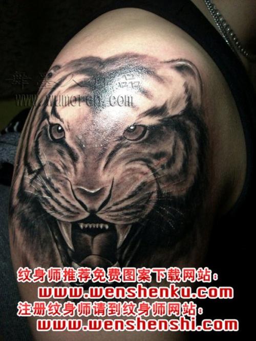 虎纹身图案大全
