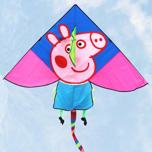 潍坊2021年新款哪吒风筝儿童微风易飞大型高档可爱初学者网线专用