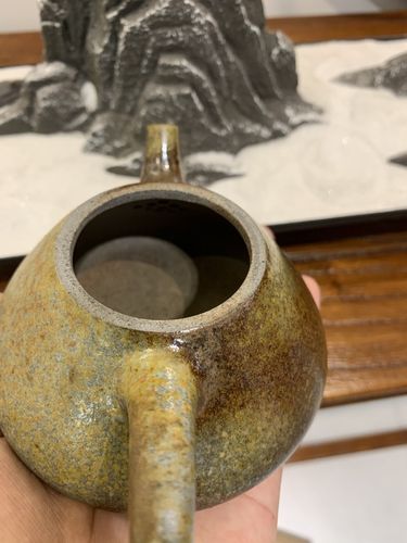 原矿紫砂壶段泥柴烧子冶石瓢230cc全手