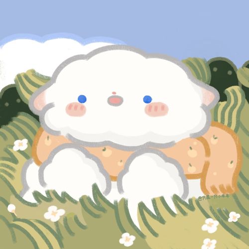 可爱小羊系列图 头像 九人 画师微博:只是一只小羊羊