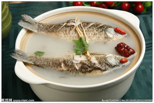 香参滋补鲫鱼汤摄影图__传统美食_餐饮美食_摄影图库