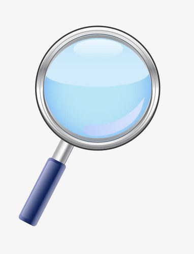 放大镜,蓝色,卡通,装饰,矢量图,png图形