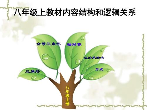 八年级数学上册知识树