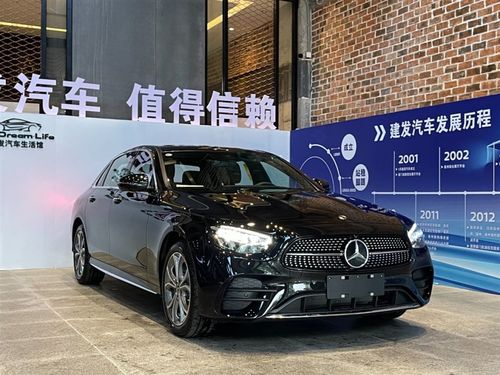 【杭州】未上牌 奔驰 奔驰e级 2021款 e 300 l 时尚型 黑色 自动档
