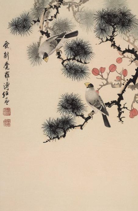 工笔:溥佐作品