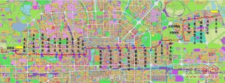 看看网上说的燕郊地铁线路