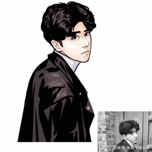 男生成熟气质漫画微信头像设计,做最好的自己