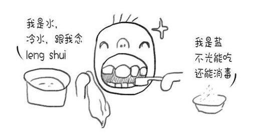 勤洗手勤消毒简笔画