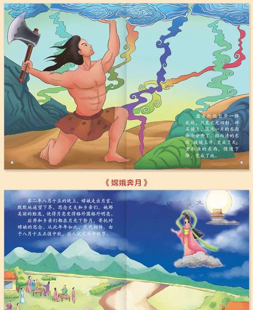 中国神话故事绘本10册 古代神话传说故事绘本十二生肖