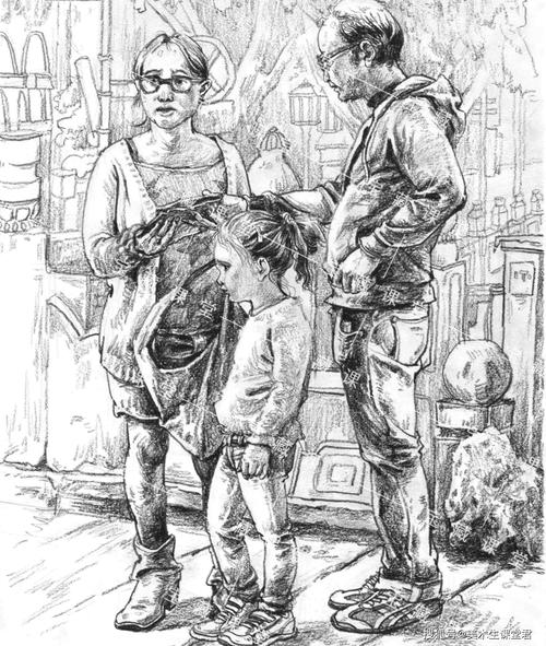 本节课主要为大家讲解公园一家人场景组合的速写问题,主要体现场景的