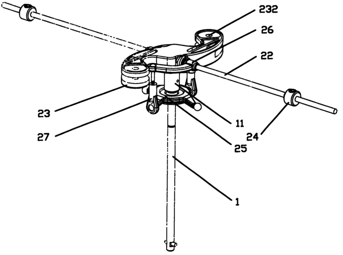 cn200987917y_一种航模飞机自动平衡头架装置失效