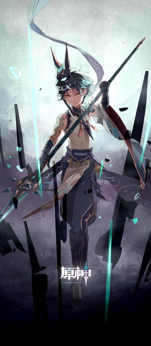 原神角色美图壁纸秀第一期魈