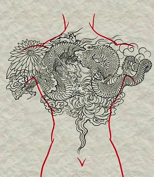纹身手稿,花胸纹身图案.最新纹身手稿_纹身_纹身素材